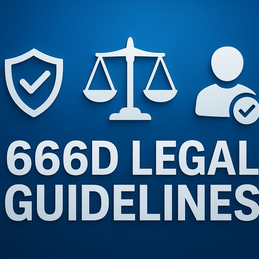 A clean banner illustrating 666D legal guidelines for Pakistan, featuring a blue gradient, trust icons, and bold typography. The mood is formal and reassuring, signaling compliance for Pakistani players in cities like Karachi and Lahore.